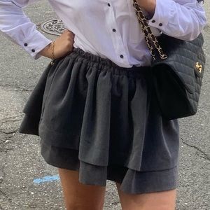 Grey Twill Skirt